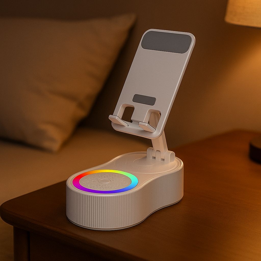 SoundVibe-Handyhalter mit Ständer und Bluetooth