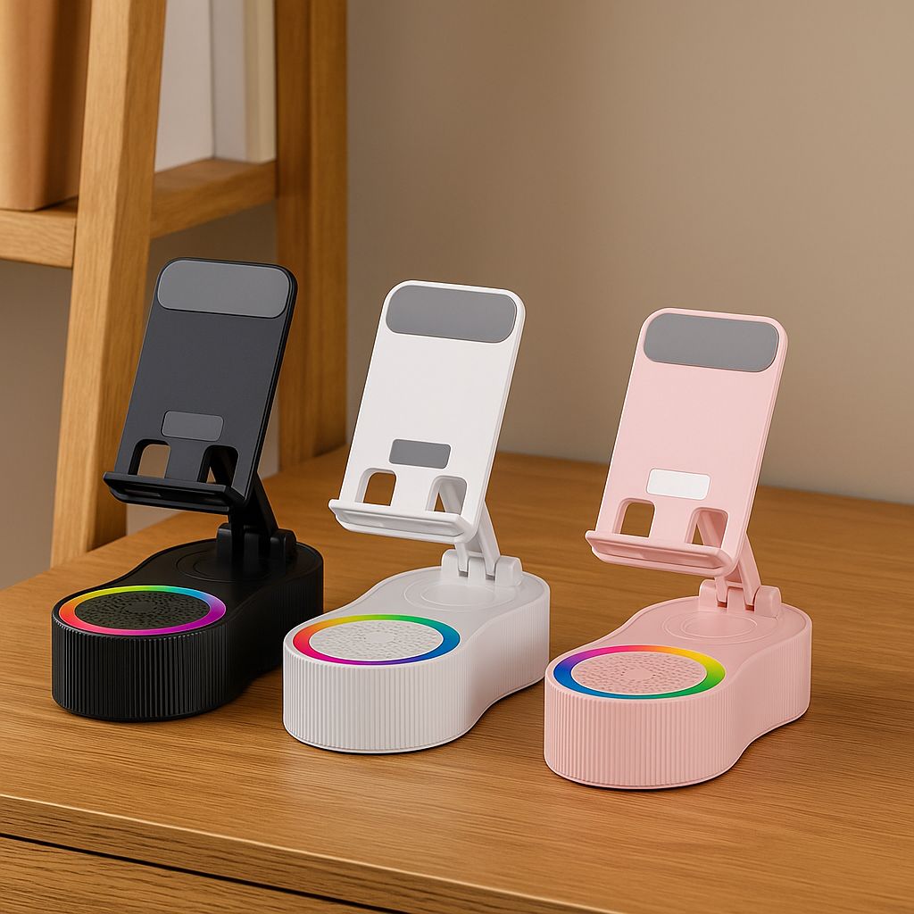 SoundVibe-Handyhalter mit Ständer und Bluetooth