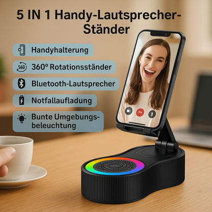 SoundVibe-Handyhalter mit Ständer und Bluetooth