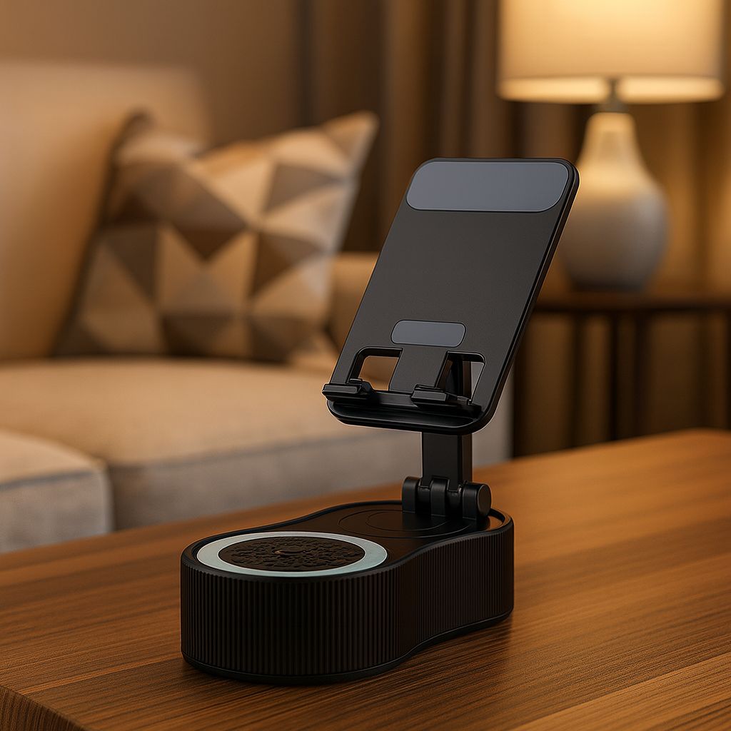 SoundVibe-Handyhalter mit Ständer und Bluetooth